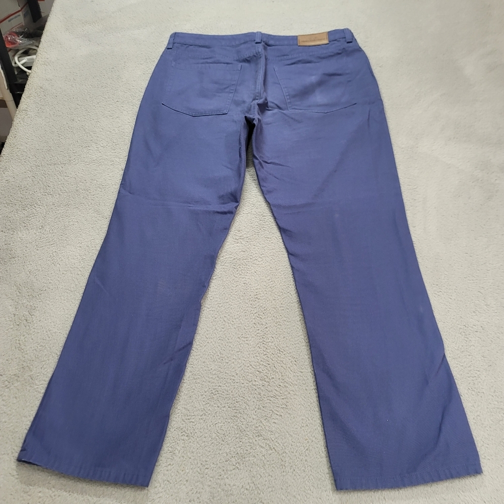 Vineyard Vines Pants Mens 36 Blue Canvas Chino 5 Pocket 100% Cotton 1P0053